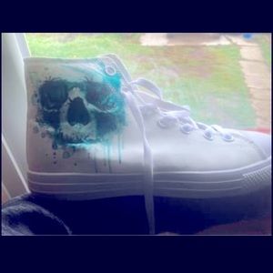 SOLD ON FB MARKET Skull Hightop’s 9.5 New